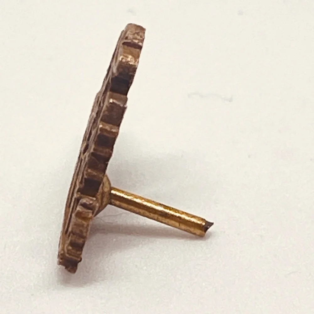 Vintage Bronze Tone Tall Ship With Sails Lapel Pin Pinback Nautical Sailing Boat